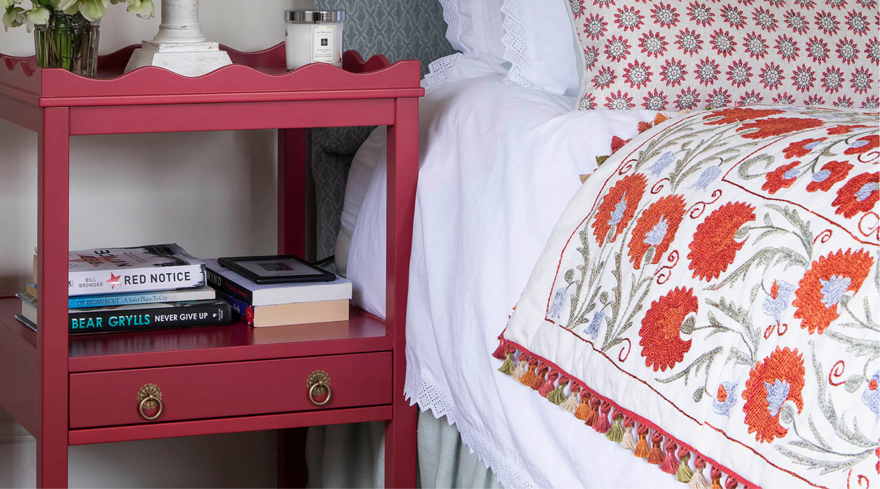 Decorating with Vintage Textiles: Georgie Wykeham, GW Designs