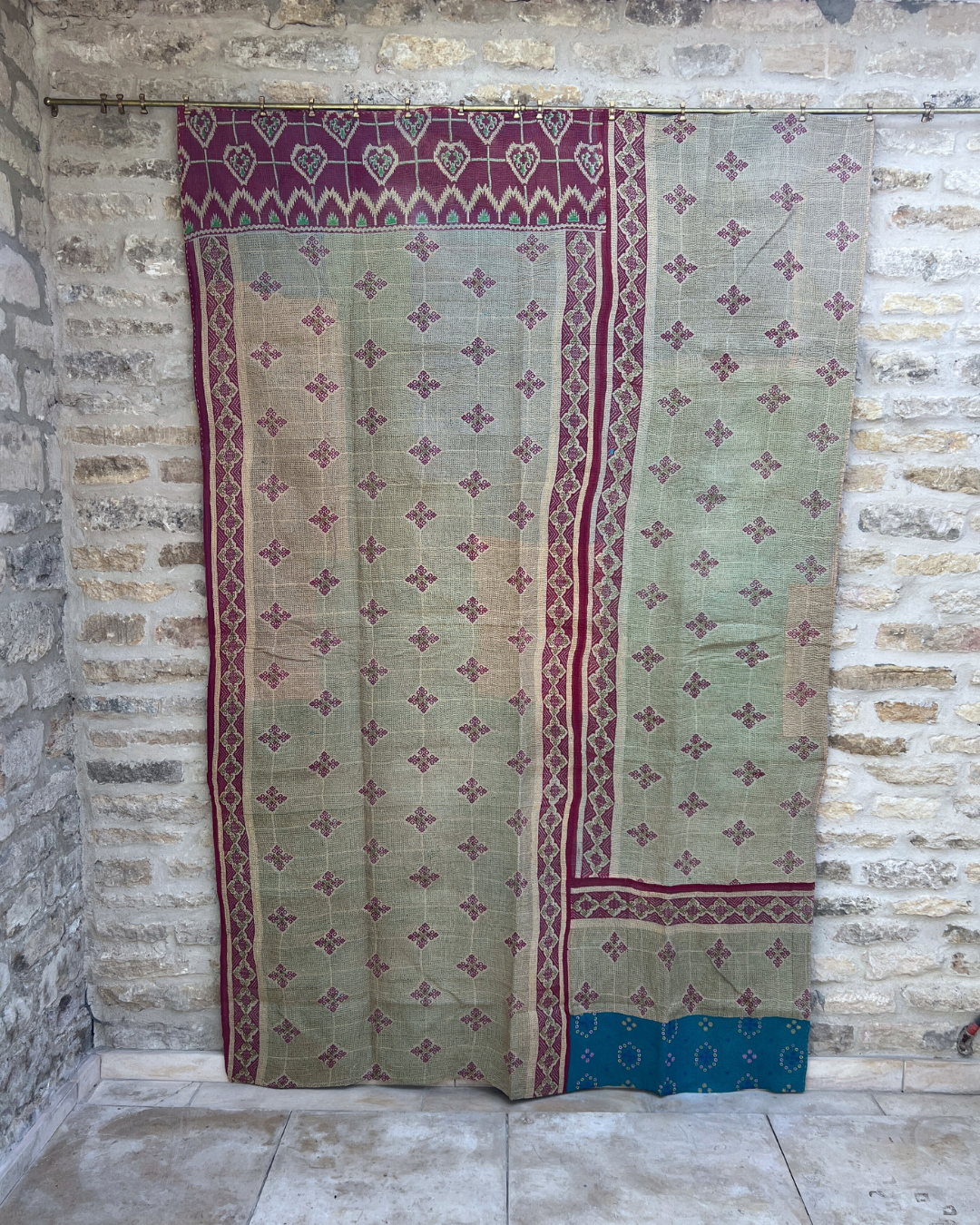 Midweight Kantha Quilt No. 002