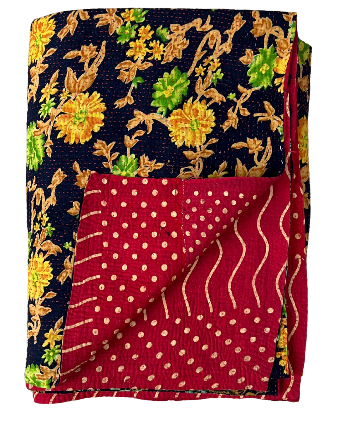 Midweight Kantha Quilt No. 748