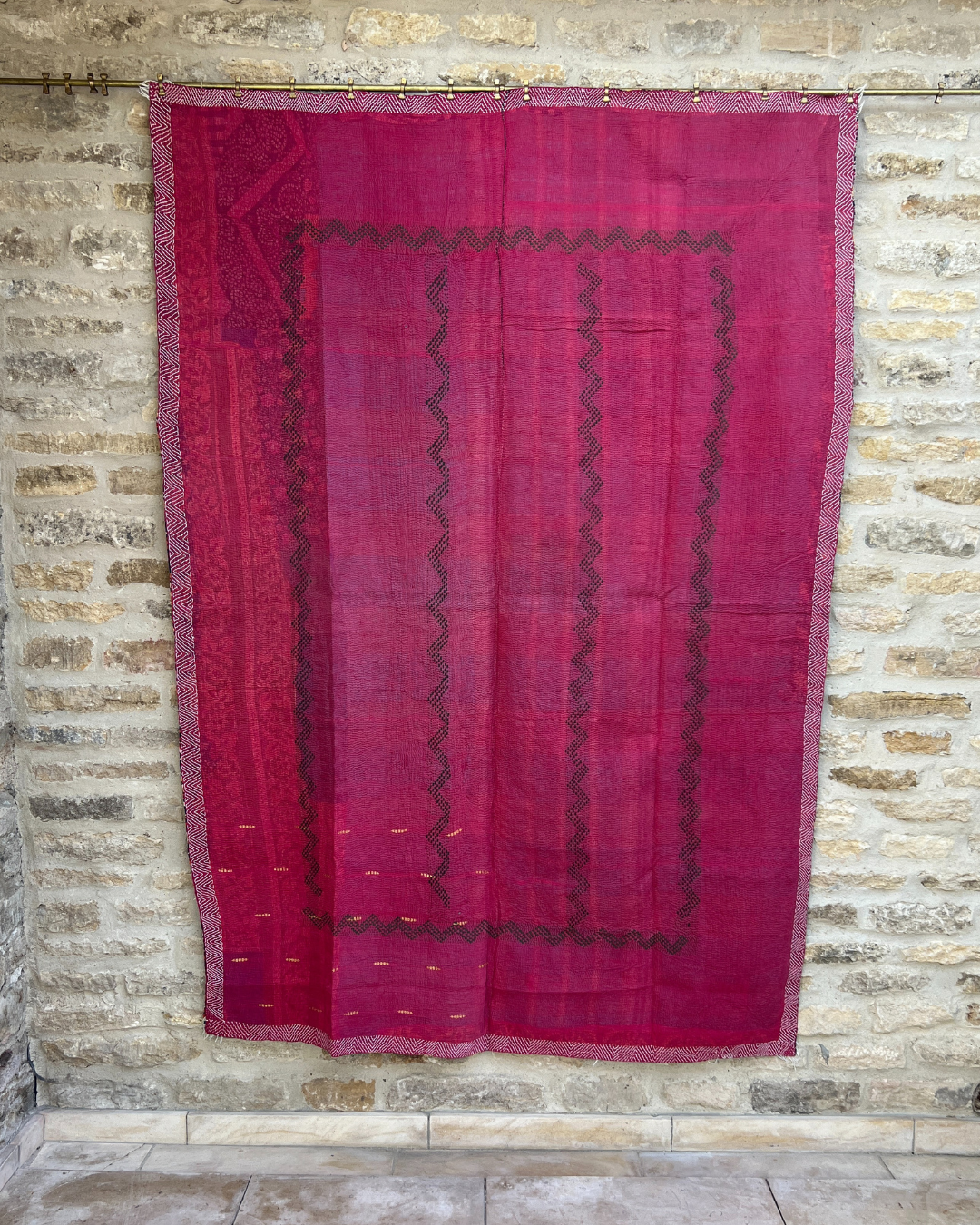 Midweight Kantha Quilt No. 004