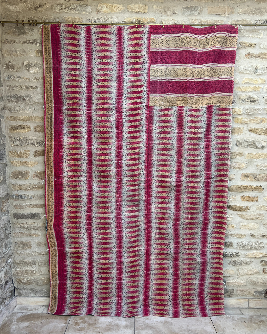 Midweight Kantha Quilt No. 003