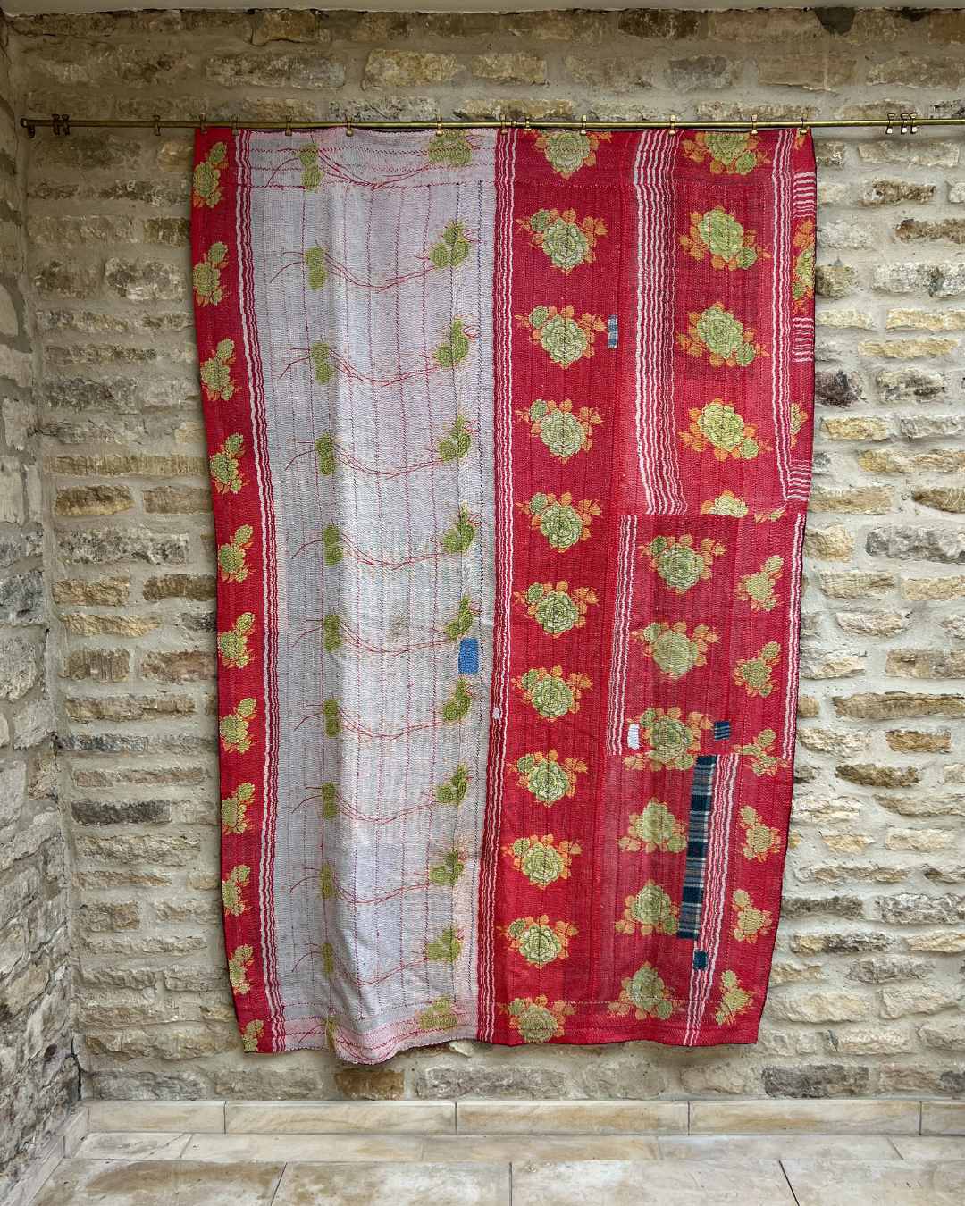 Midweight Kantha Quilt No. 846