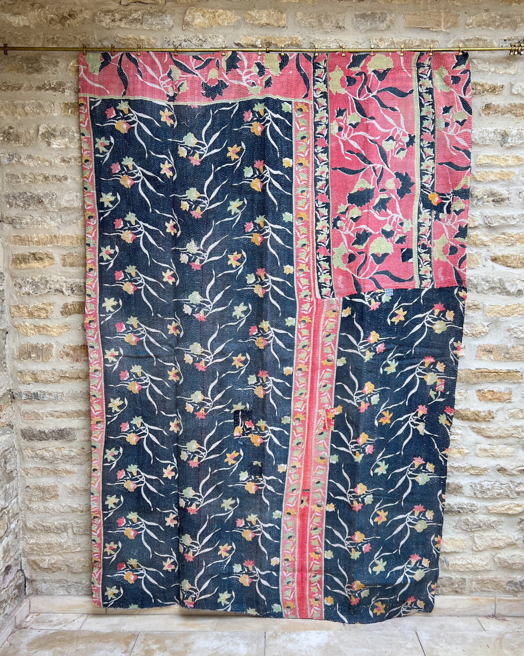 Heavyweight Kantha Quilt No. 006