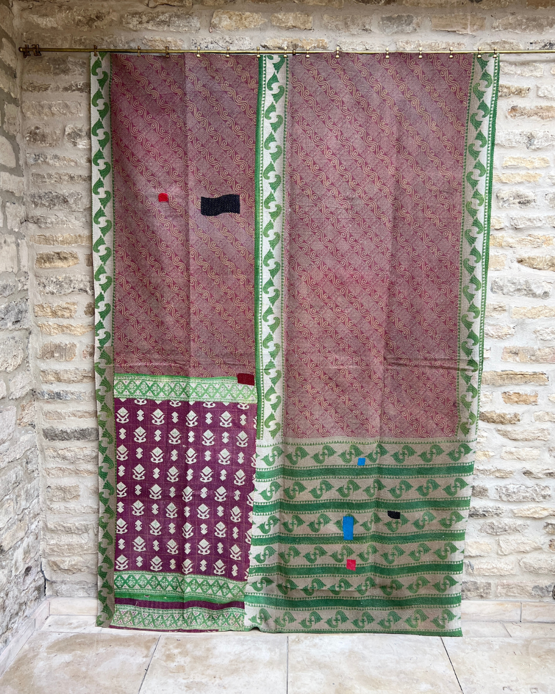 Midweight Kantha Quilt No. 007