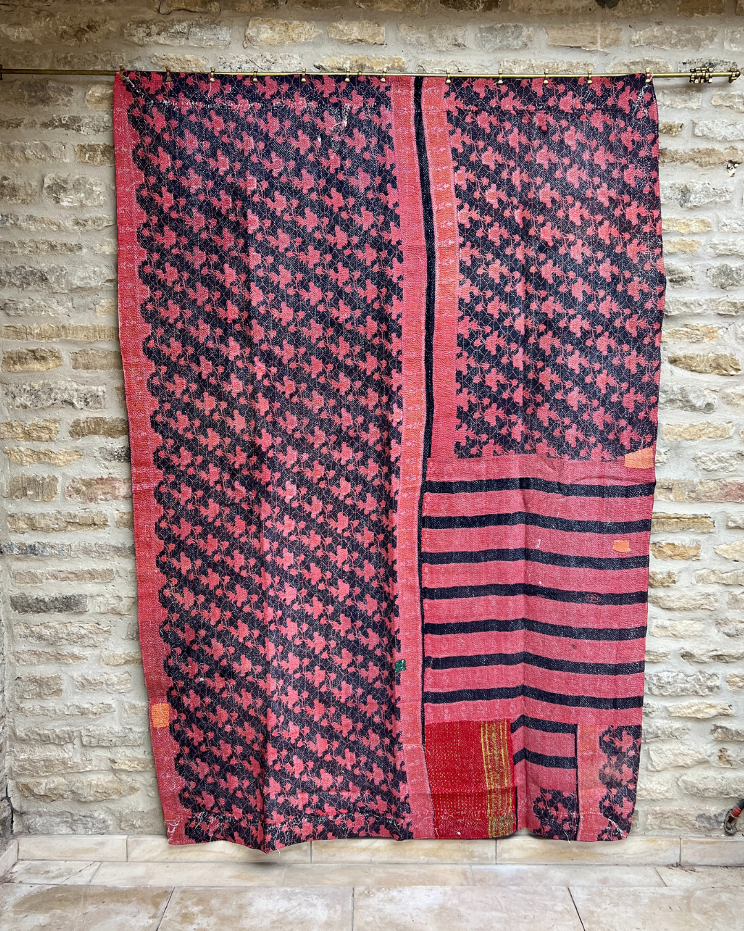 Heavyweight Kantha Quilt No. 003