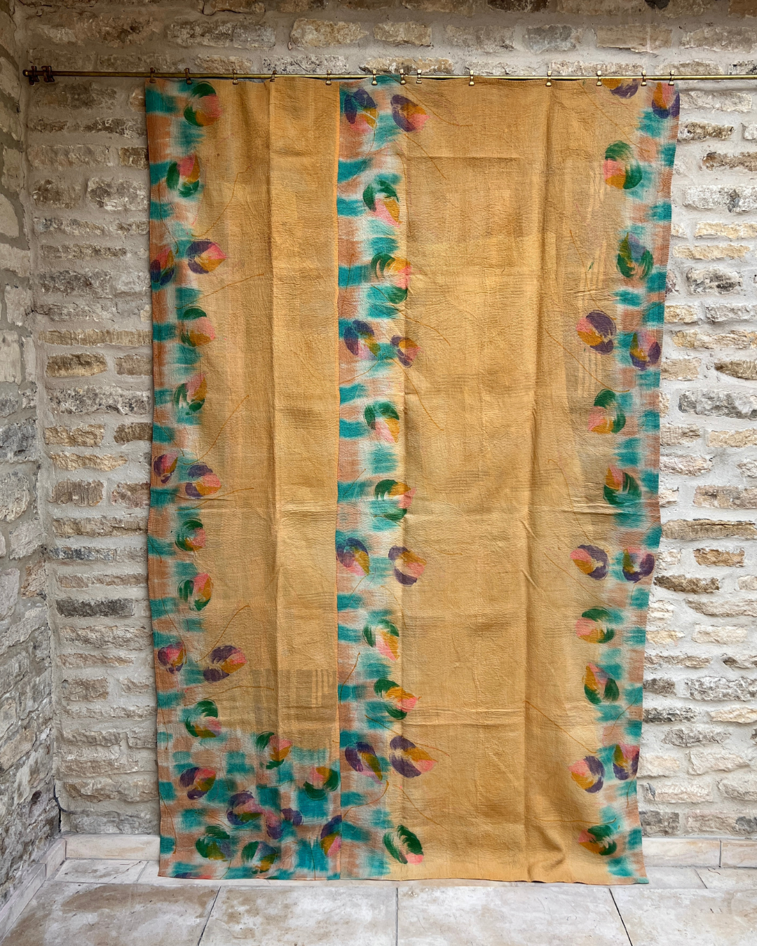 Lightweight Kantha Quilt No. 001