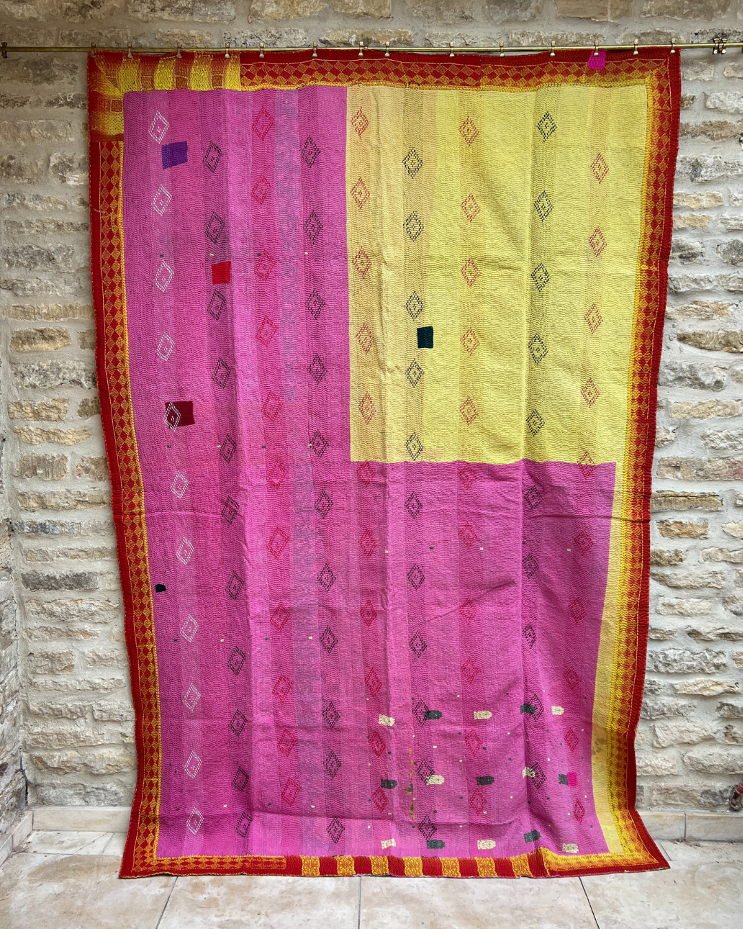 Heavyweight Kantha Quilt No. 001