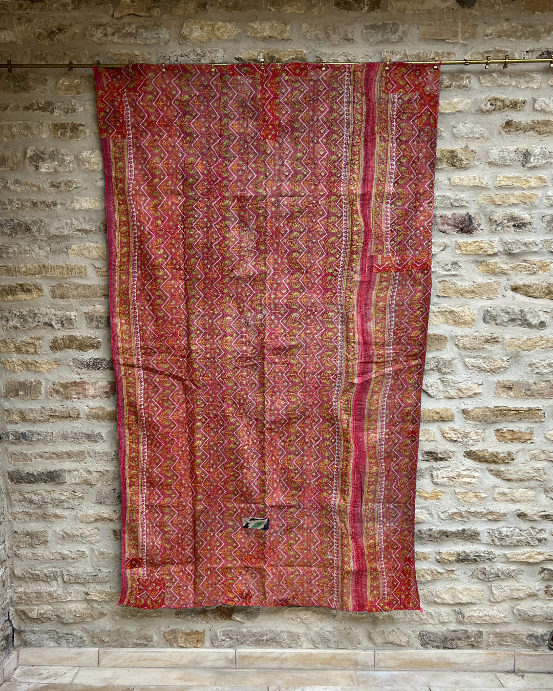 Midweight Kantha Quilt No. 017