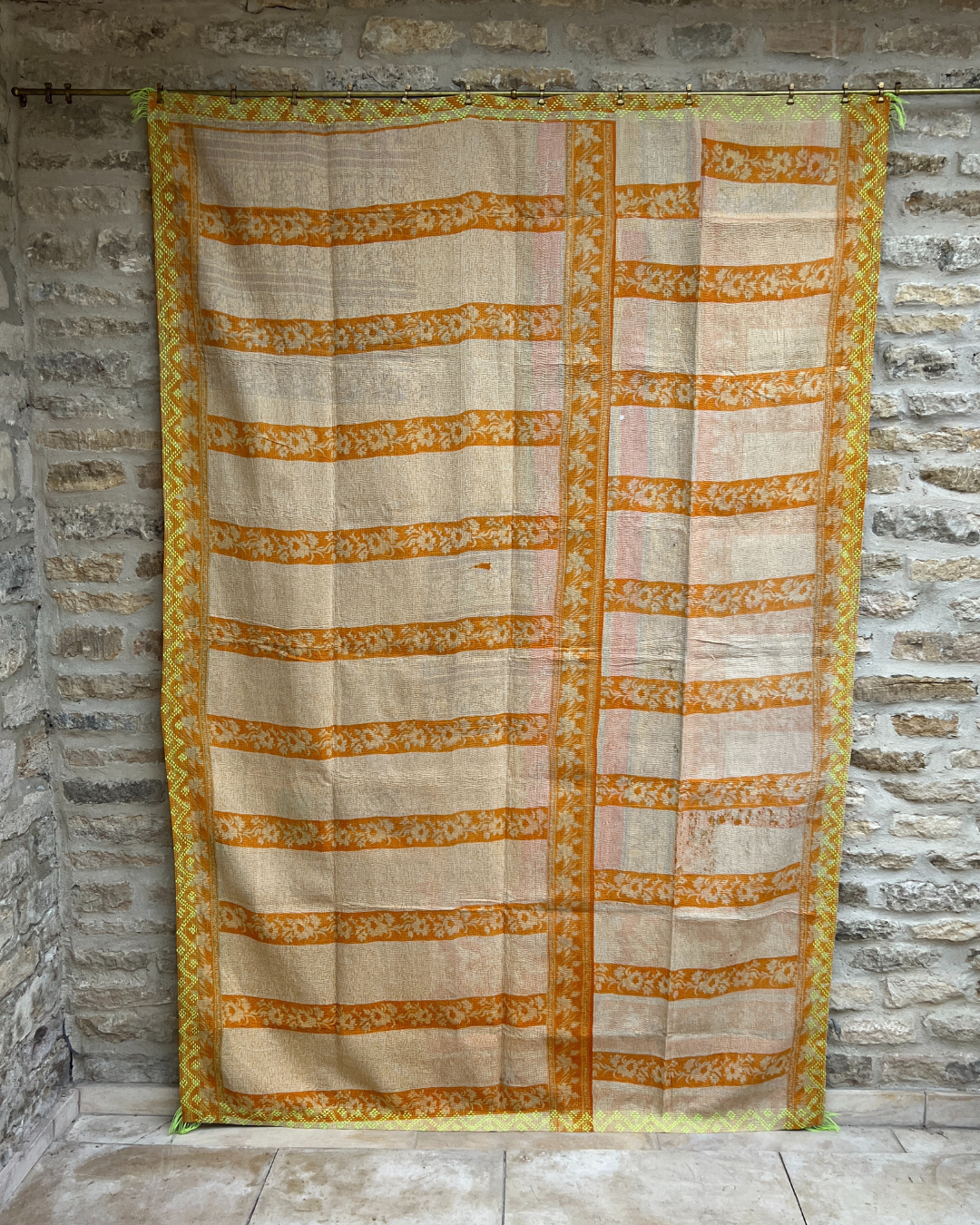 Lightweight Kantha Quilt No. 006