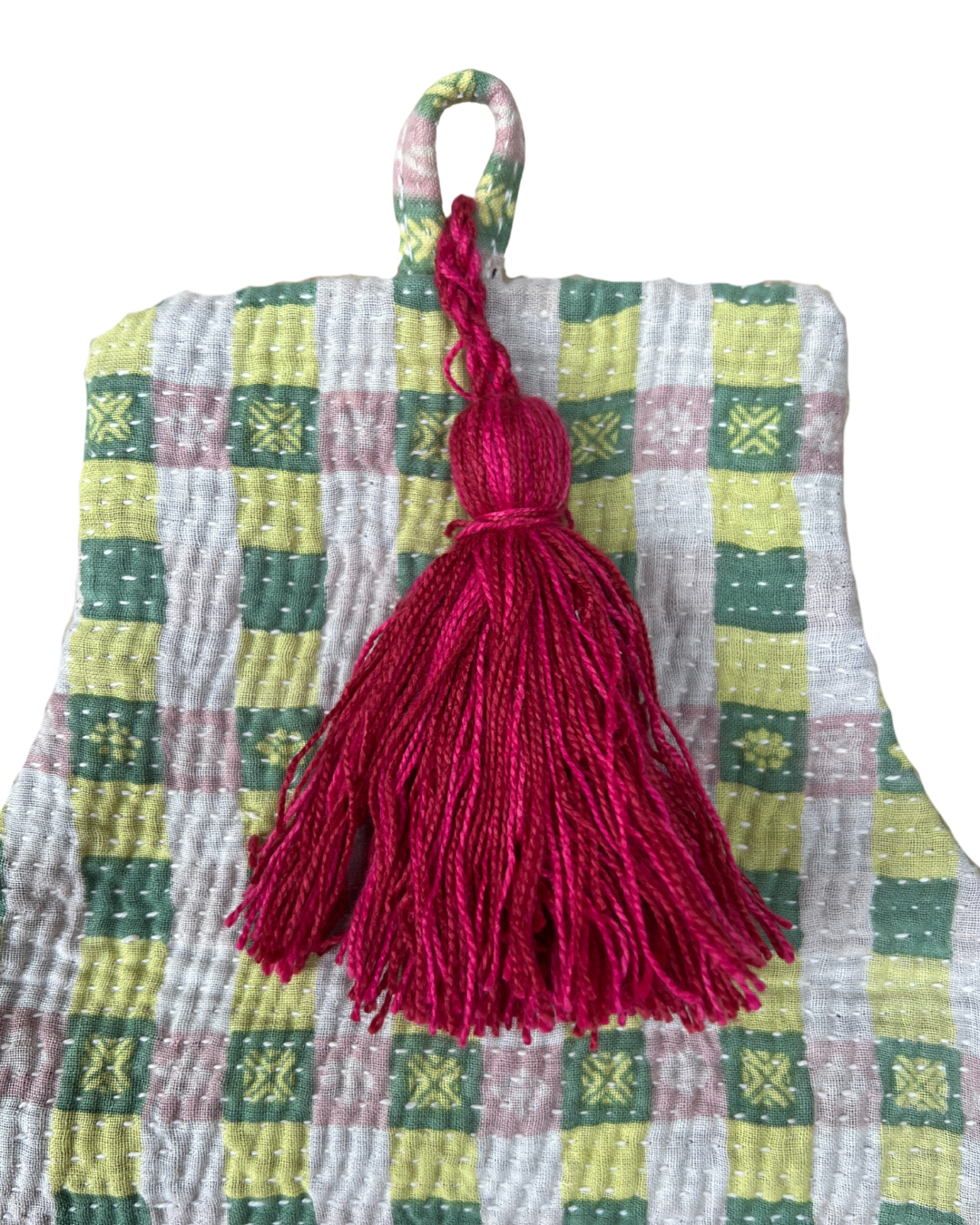 Kantha Tassel Hot Water Bottle