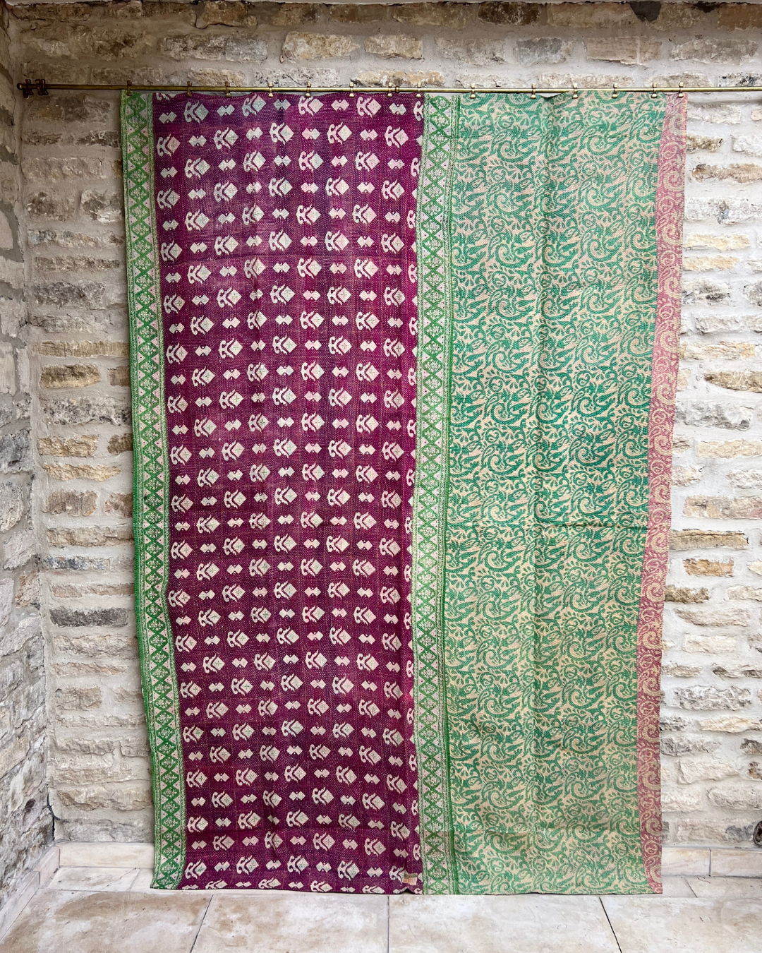 Midweight Kantha Quilt No. 007