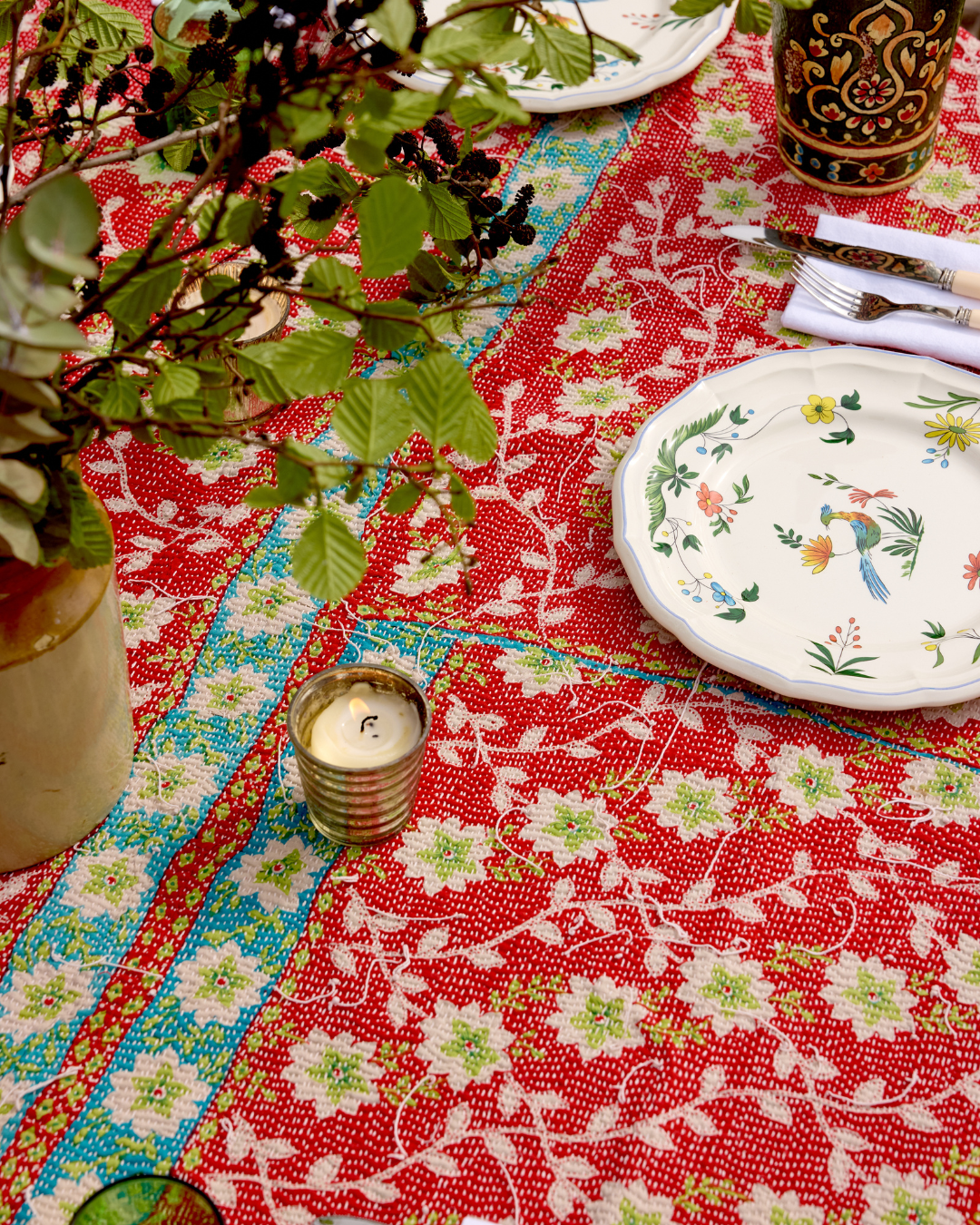 Midweight Kantha Quilt No. 014