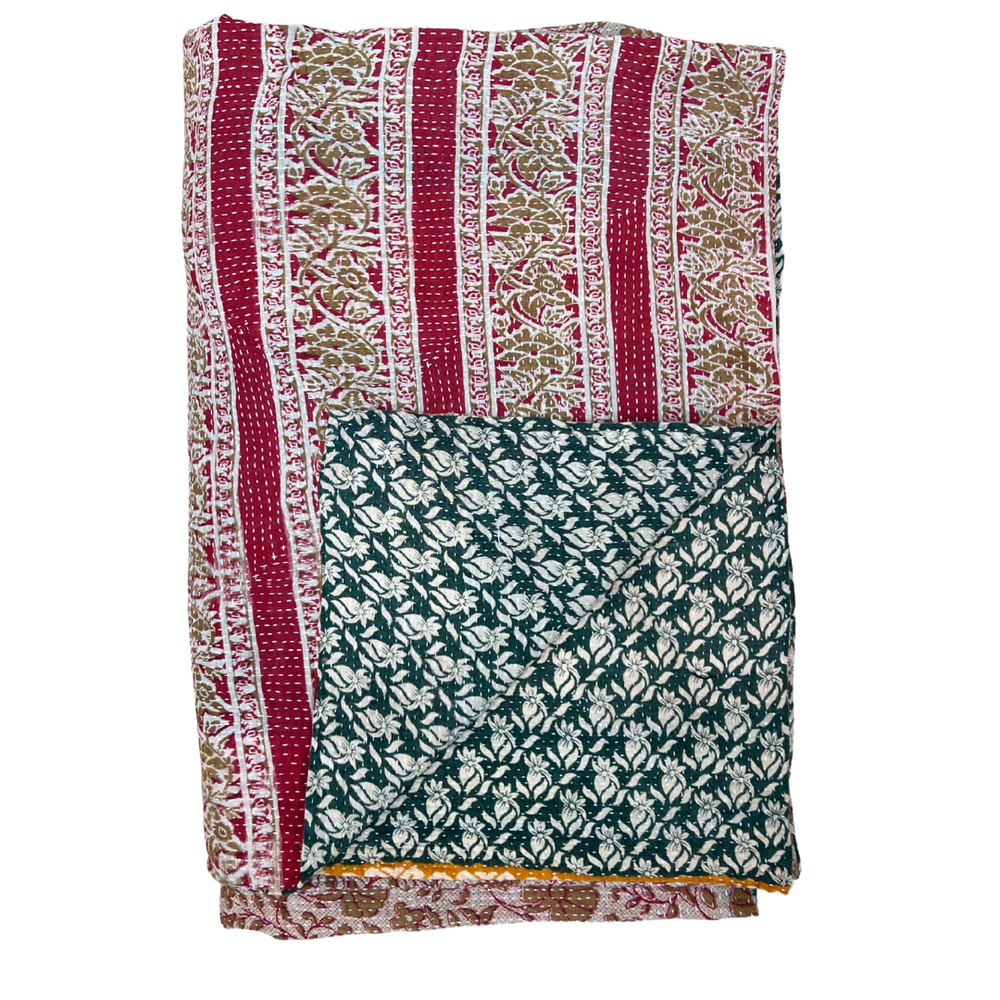 
                      
                        Midweight Kantha Quilt No. 041
                      
                    