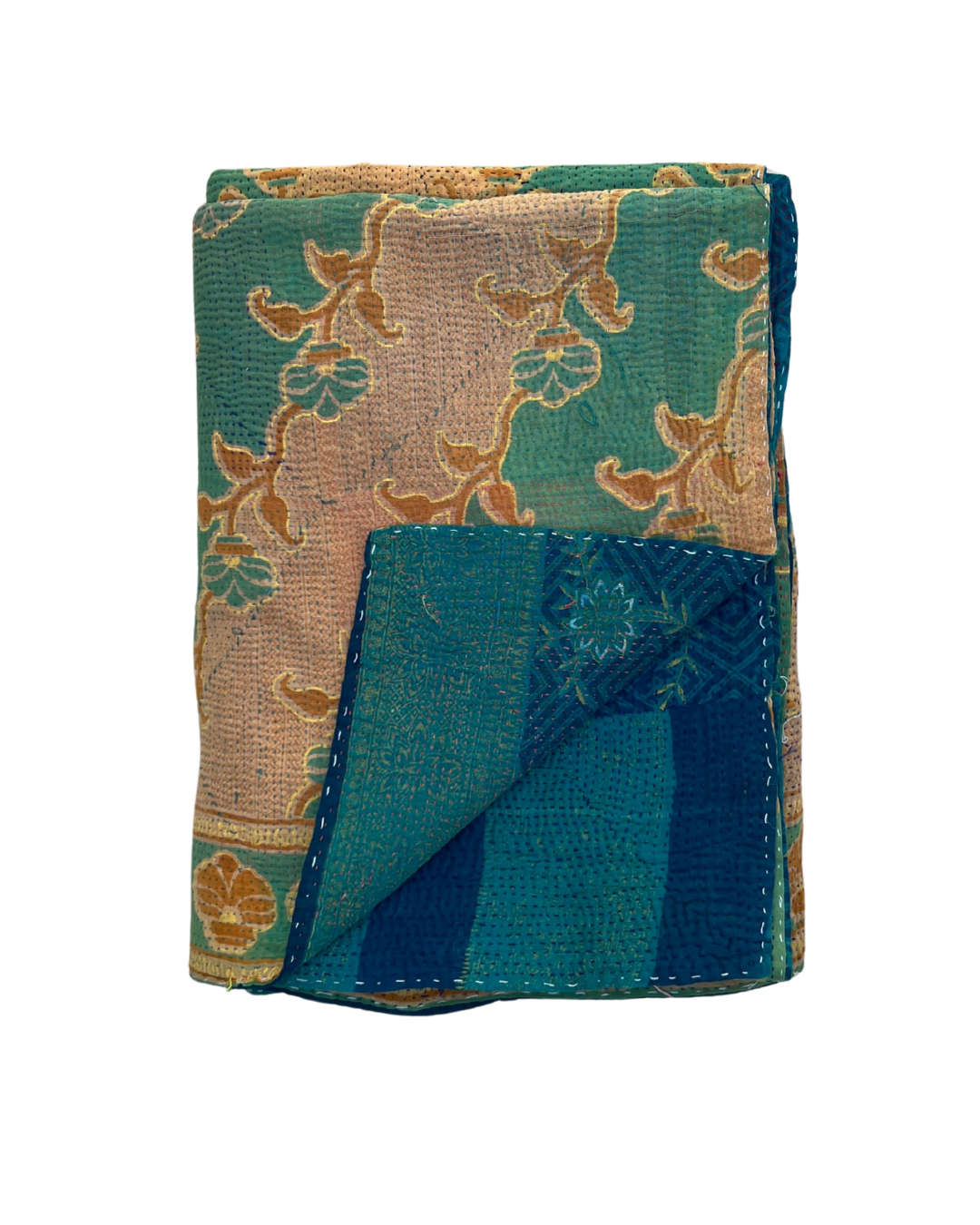 Lightweight Kantha Quilt No. 826