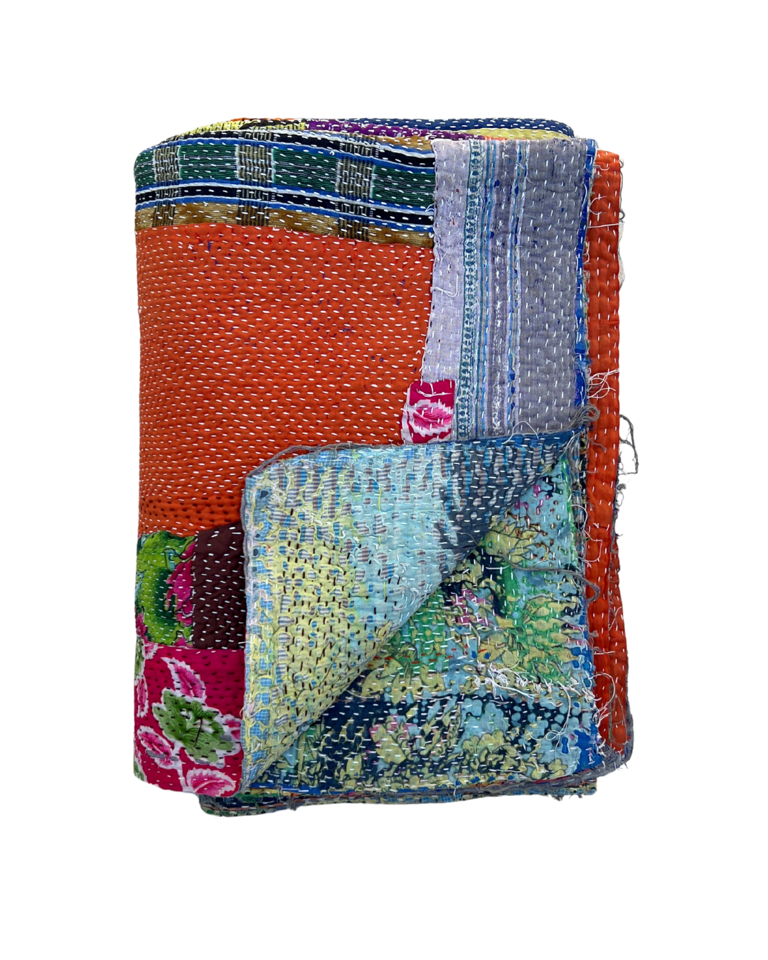 Patchwork Kantha Quilt No. 832