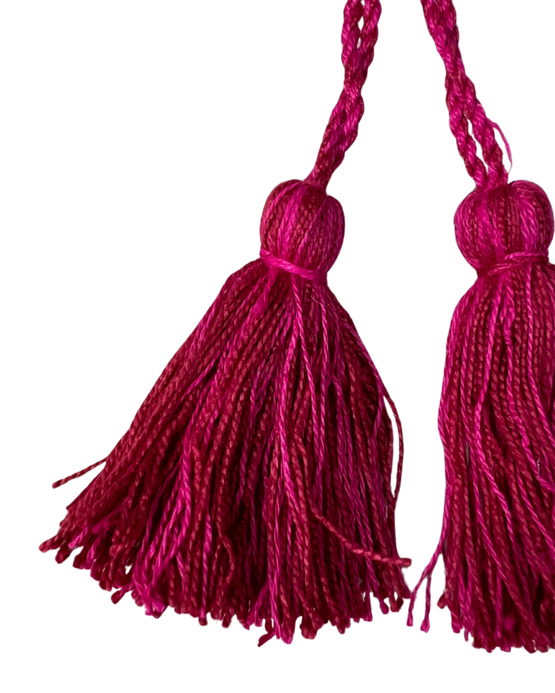 Pink Tassel Keyring