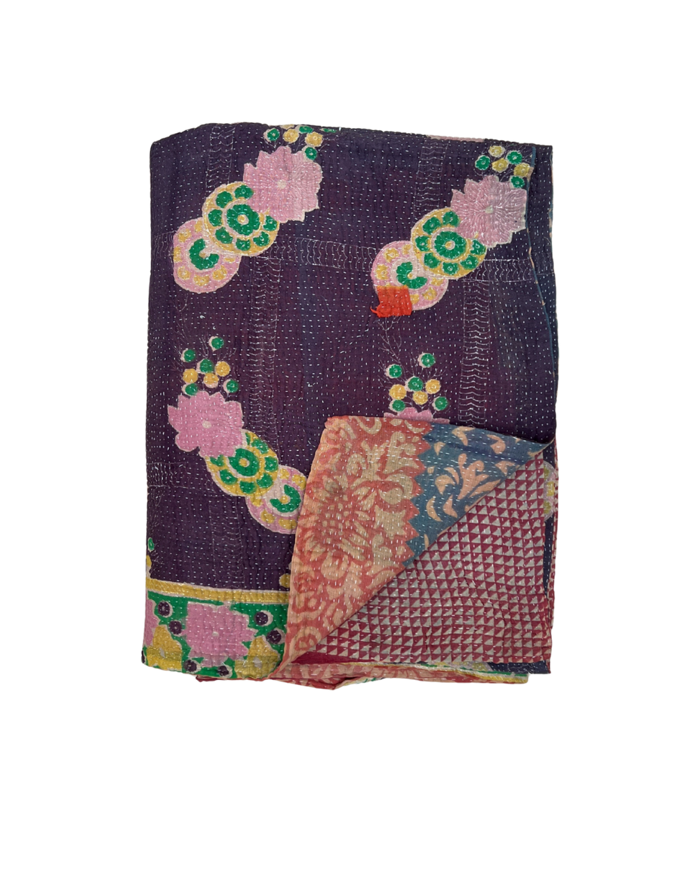 Lightweight Kantha Quilt No. 013