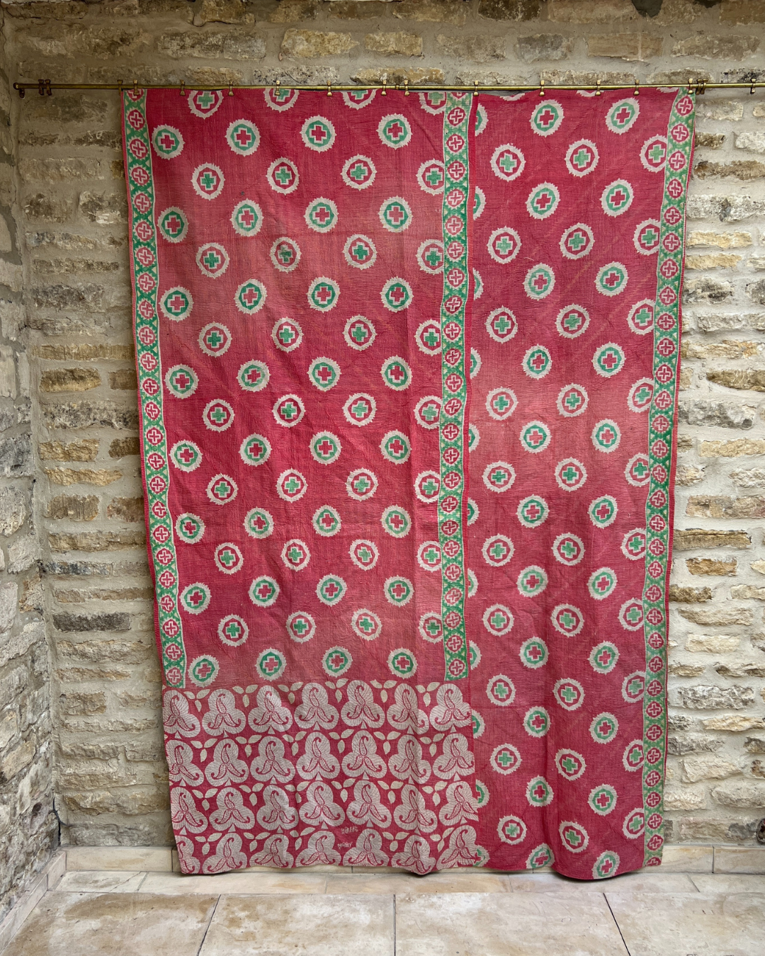 Midweight Kantha Quilt No. 845
