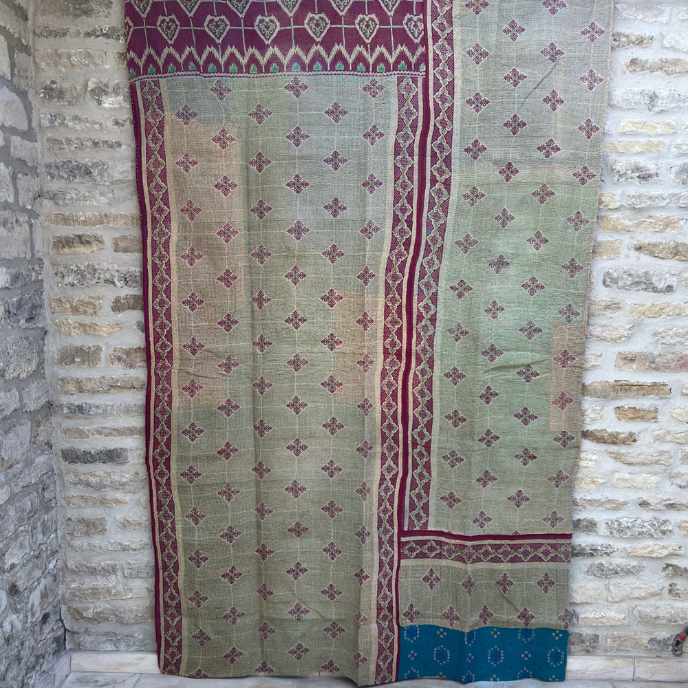 
                      
                        Midweight Kantha Quilt No. 002
                      
                    