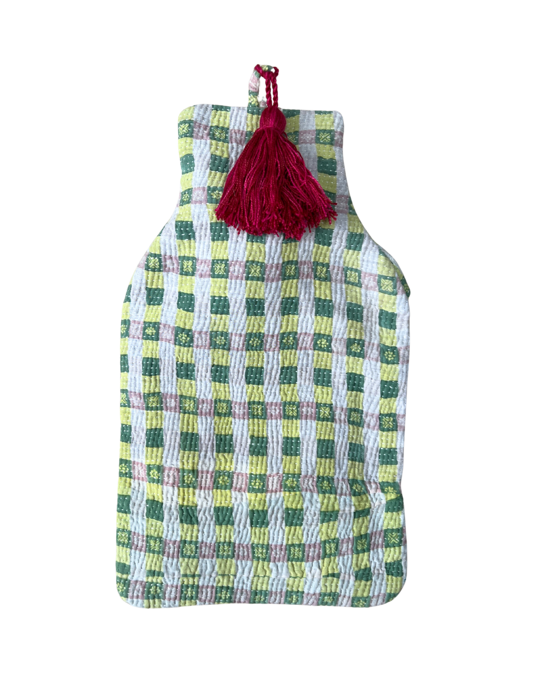Kantha Tassel Hot Water Bottle