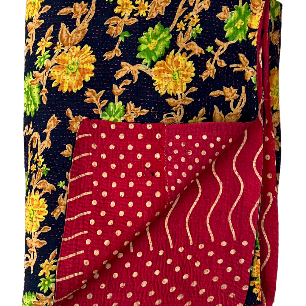 Midweight Kantha Quilt No. 748