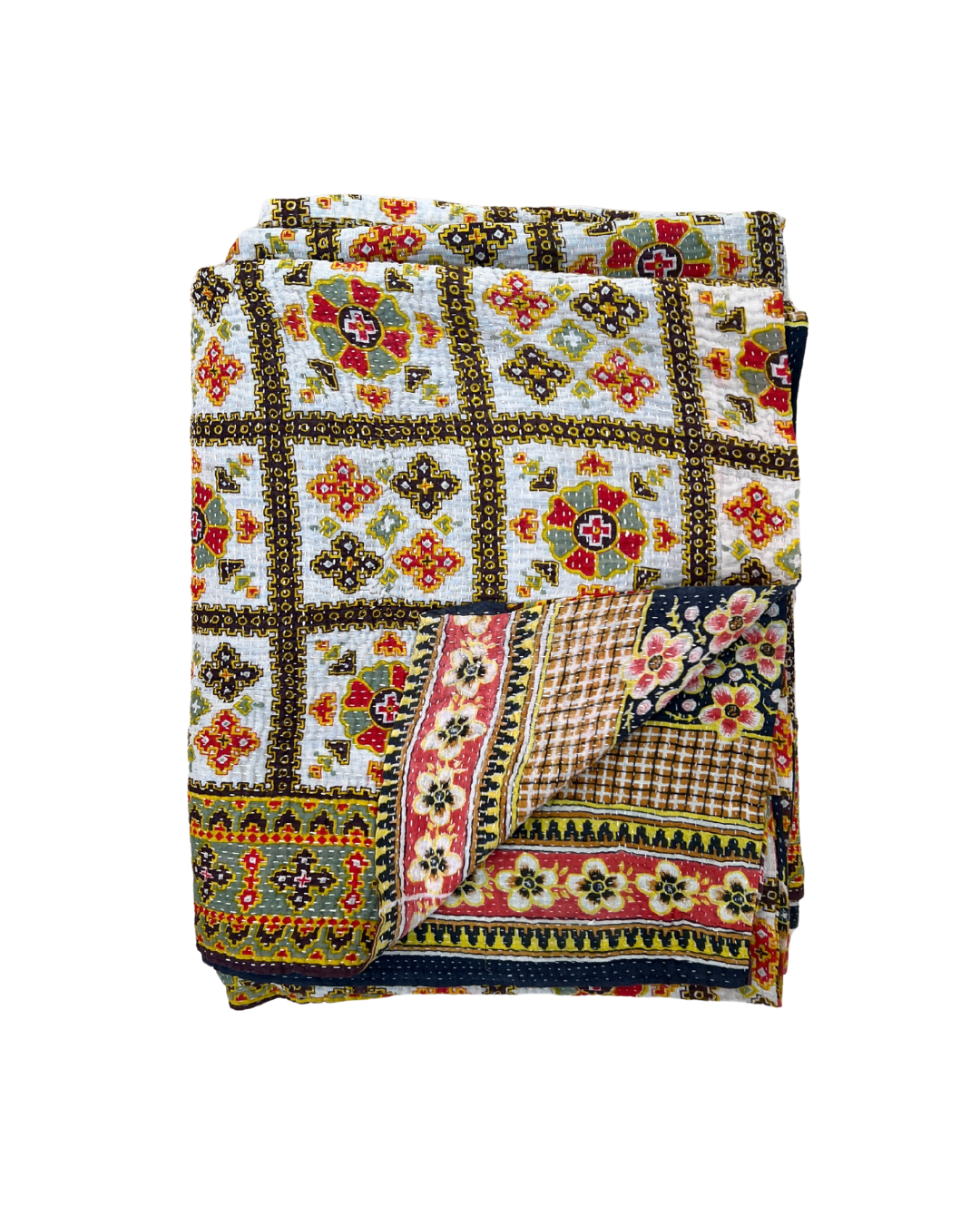 Midweight Kantha Quilt No. 015