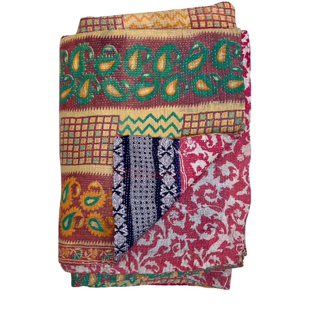 
                      
                        Midweight Kantha Quilt No. 008
                      
                    