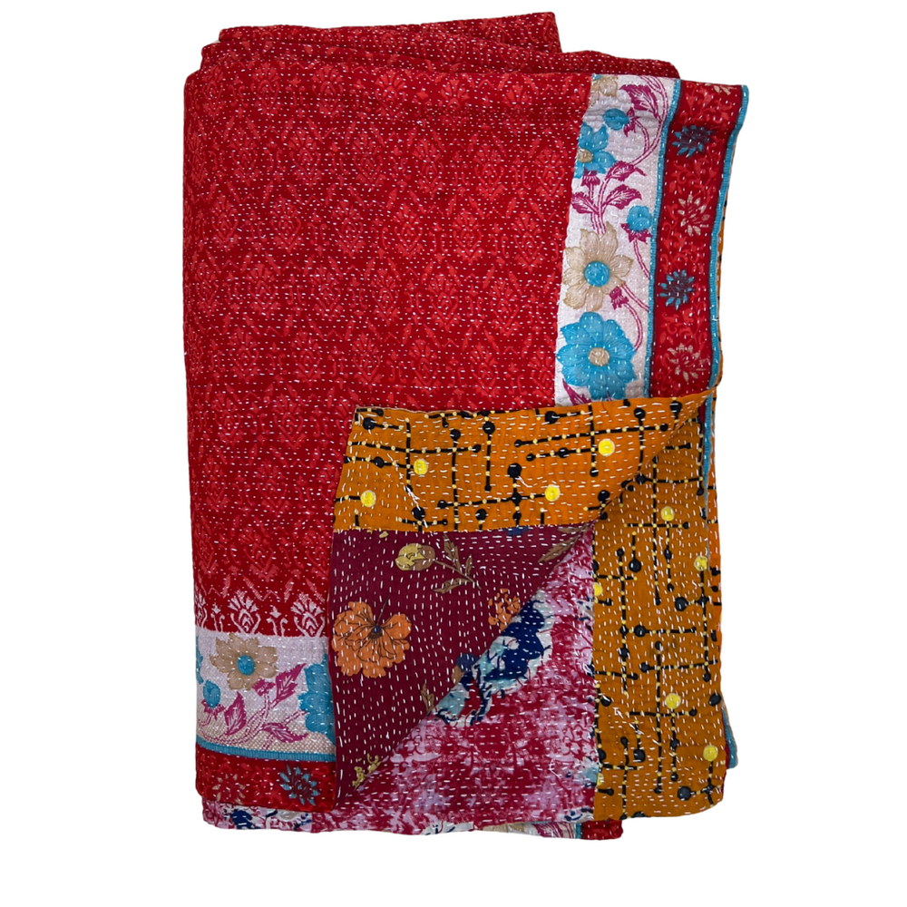 
                      
                        Midweight Kantha Quilt No. 020
                      
                    