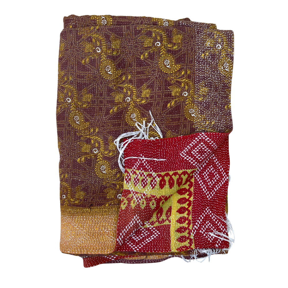 
                      
                        Midweight Kantha Quilt No. 028
                      
                    