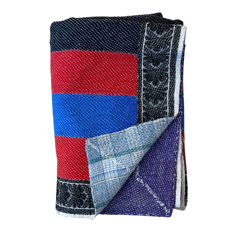 
                      
                        Patchwork Kantha Quilt No. 002
                      
                    