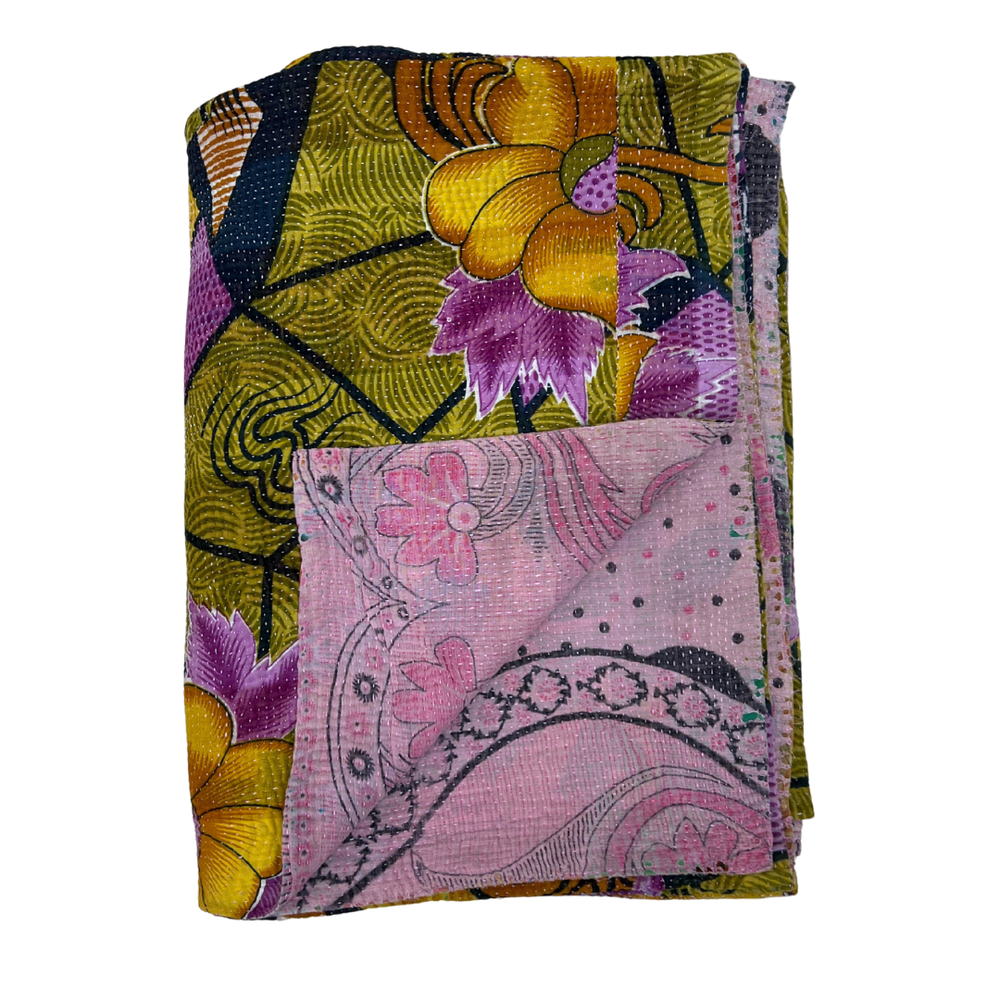 
                      
                        Midweight Kantha Quilt No. 026
                      
                    