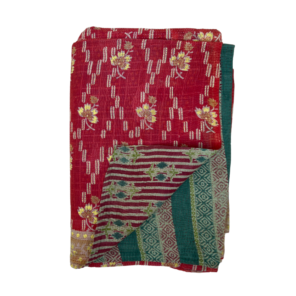 
                      
                        Midweight Kantha Quilt No. 043
                      
                    
