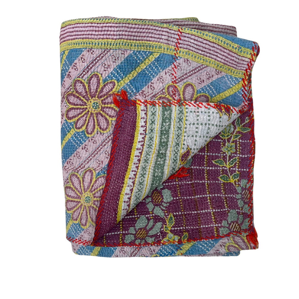 
                      
                        Midweight Kantha Quilt No. 021
                      
                    
