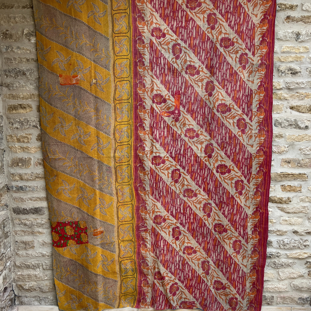 Midweight Kantha Quilt No. 840