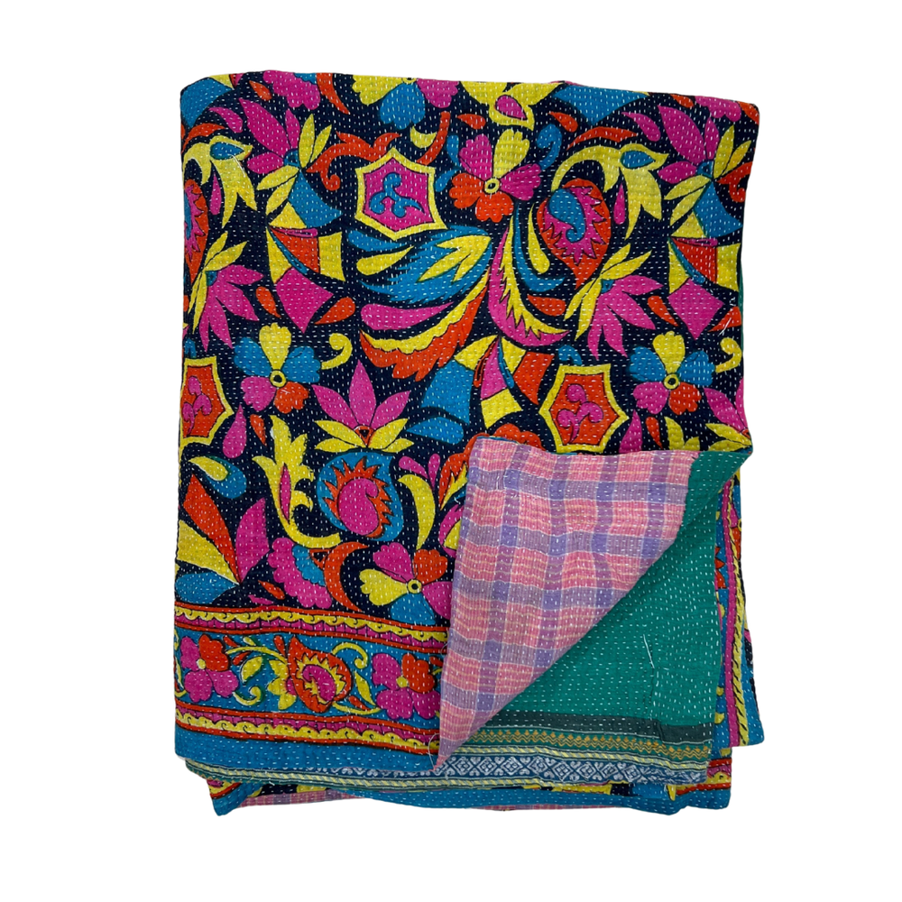 
                      
                        Midweight Kantha Quilt No. 025
                      
                    