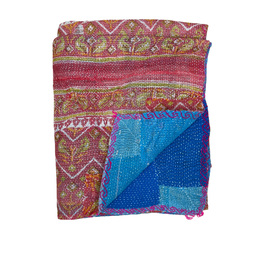
                      
                        Midweight Kantha Quilt No. 017
                      
                    