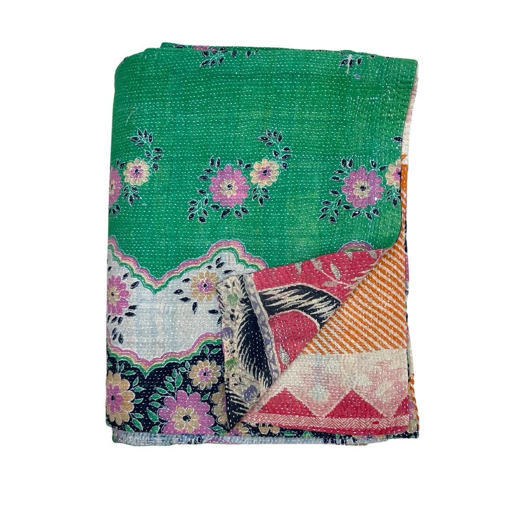 
                      
                        Midweight Kantha Quilt No. 010
                      
                    
