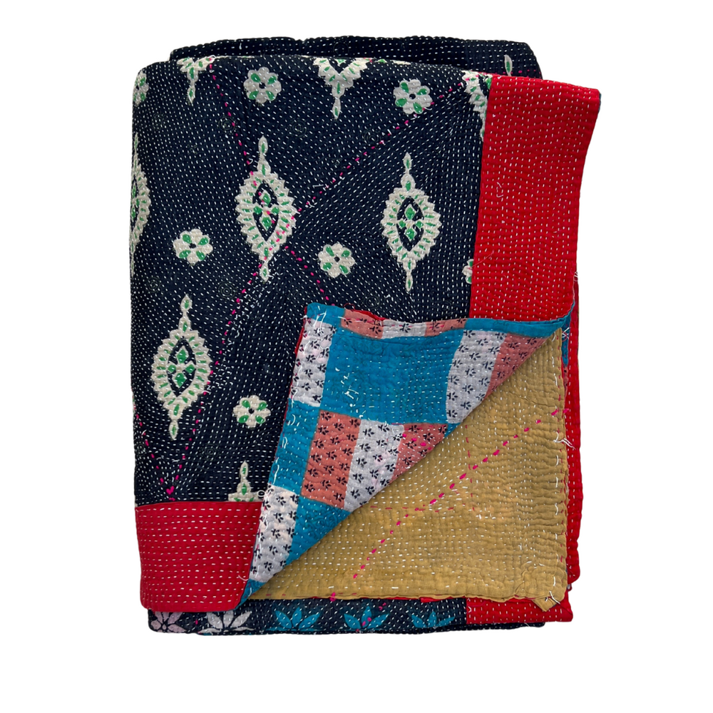 Heavyweight Kantha Quilt No. 827