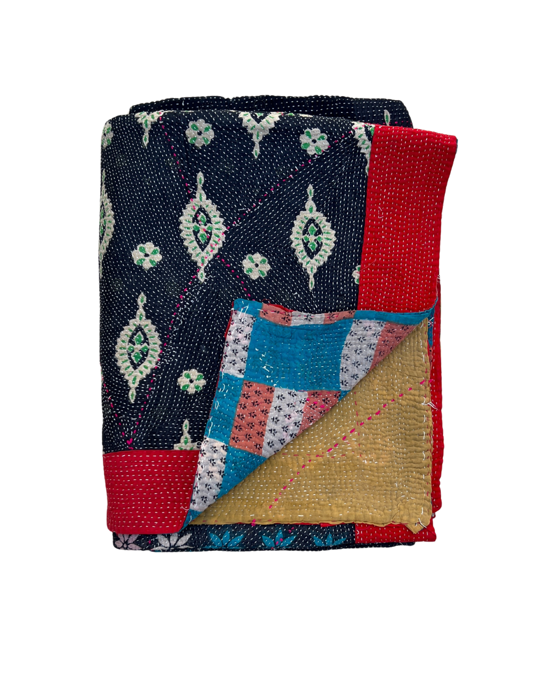 Heavyweight Kantha Quilt No. 827