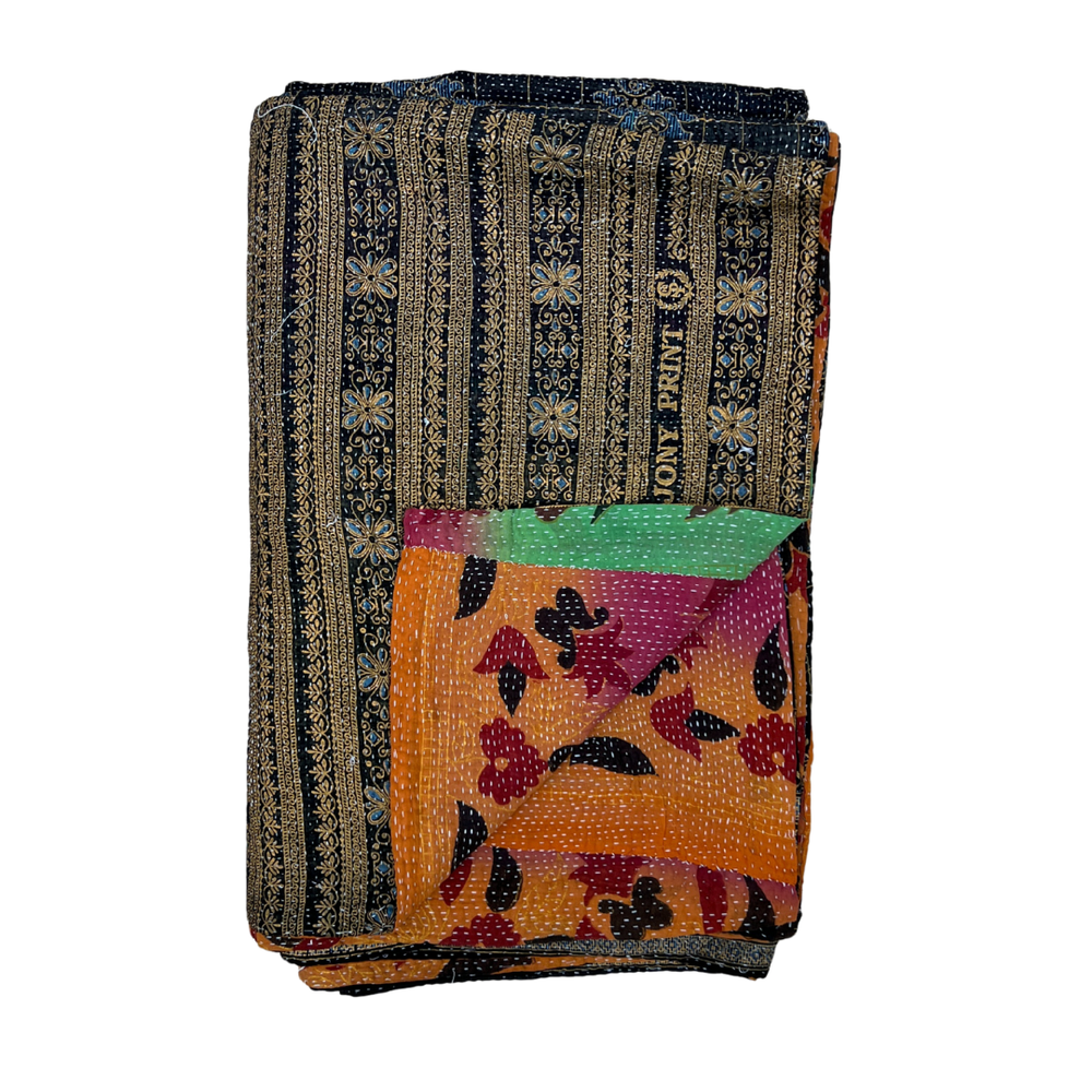Midweight Kantha Quilt No. 030