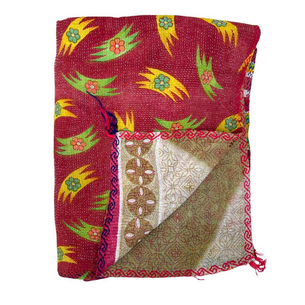 Midweight Kantha Quilt No. 014