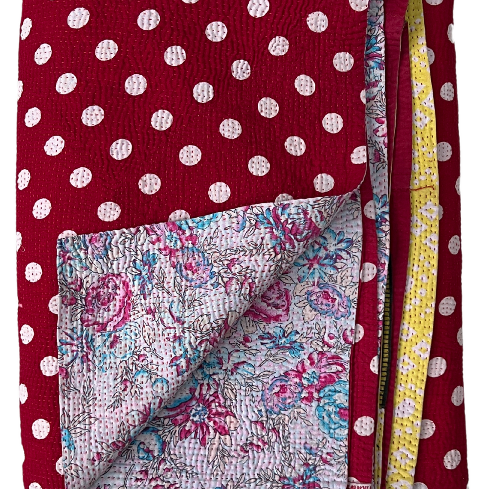 Midweight Kantha Quilt No. 750