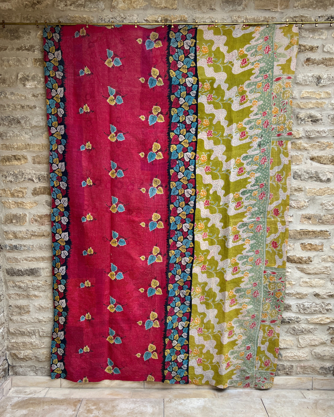 Midweight Kantha Quilt No. 841