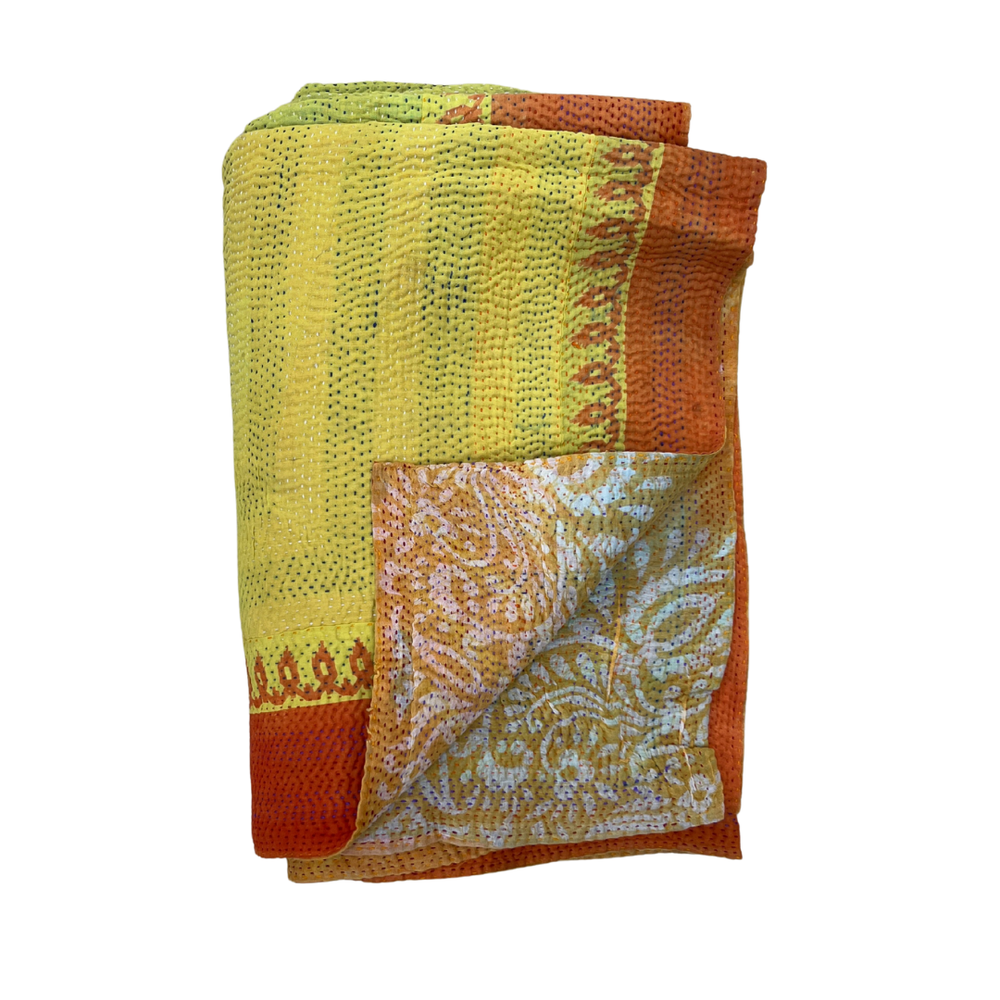 
                      
                        Midweight Kantha Quilt No. 024
                      
                    