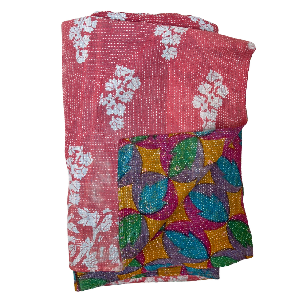 
                      
                        Midweight Kantha Quilt No. 018
                      
                    