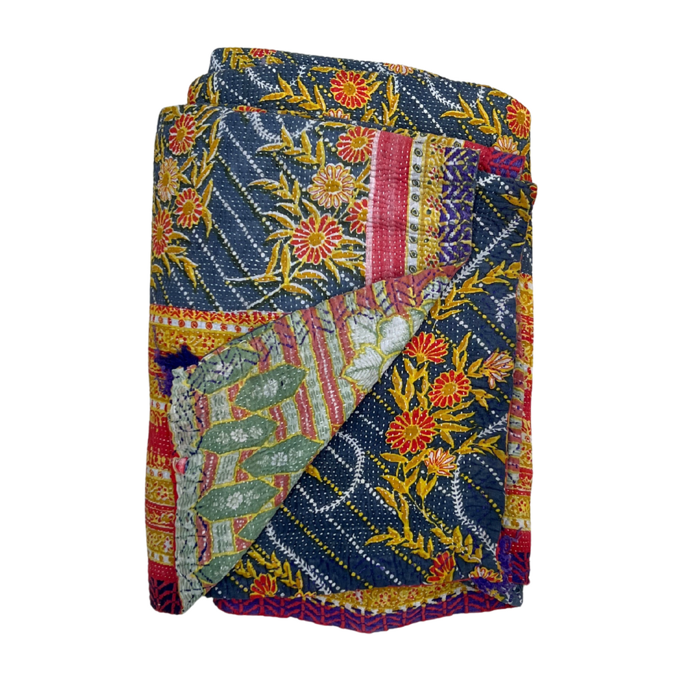 
                      
                        Midweight Kantha Quilt No. 012
                      
                    