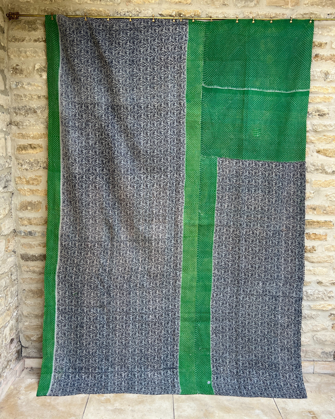 Lightweight Kantha Quilt No. 777