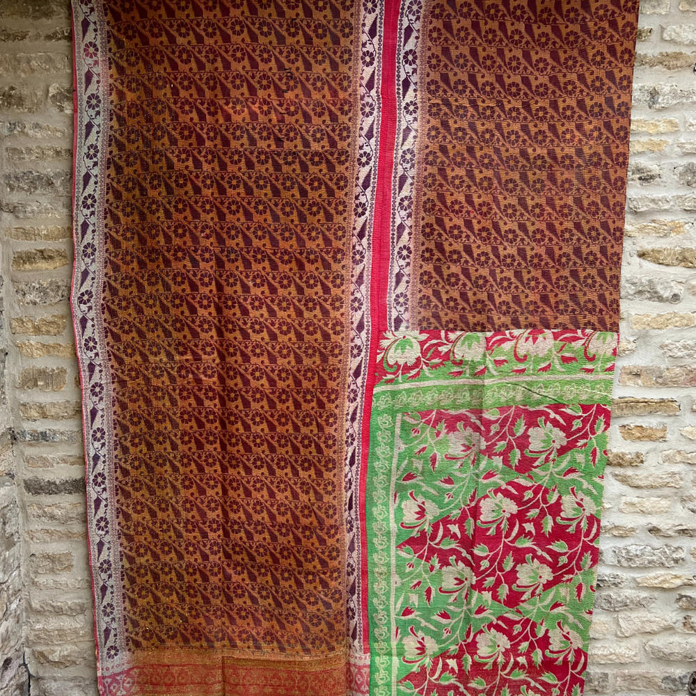 
                      
                        Midweight Kantha Quilt No. 023
                      
                    