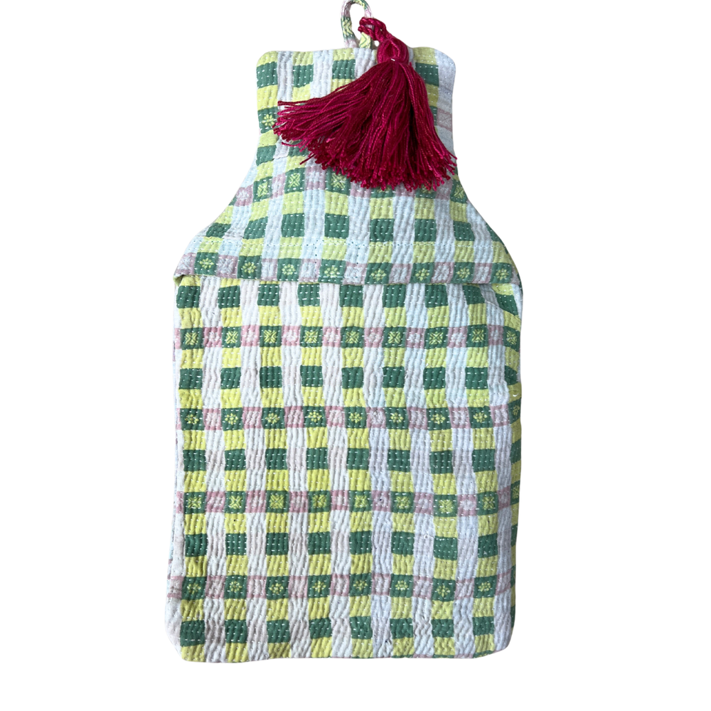 Kantha Tassel Hot Water Bottle