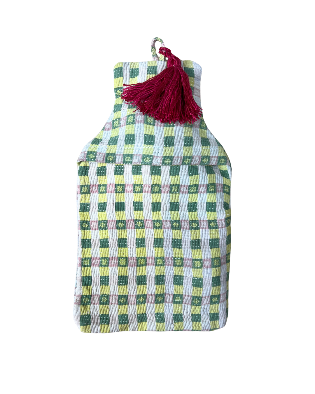 Kantha Tassel Hot Water Bottle